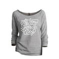 thumbnail image 1 of All You Need Is Love And A Dog Women's Fashion Slouchy 3/4 Sleeves Raglan Sweatshirt Sport Grey 2X-L, 1 of 3