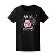 thumbnail image 1 of All You Need Is Love And Cat T-Shirt Women -Image by Shutterstock, Female Large, 1 of 2