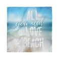 thumbnail image 1 of All You Need Is Love Head Scarf, You Need the Beach Phrase, Head Wrap, 3 Sizes, by Ambesonne, 1 of 2