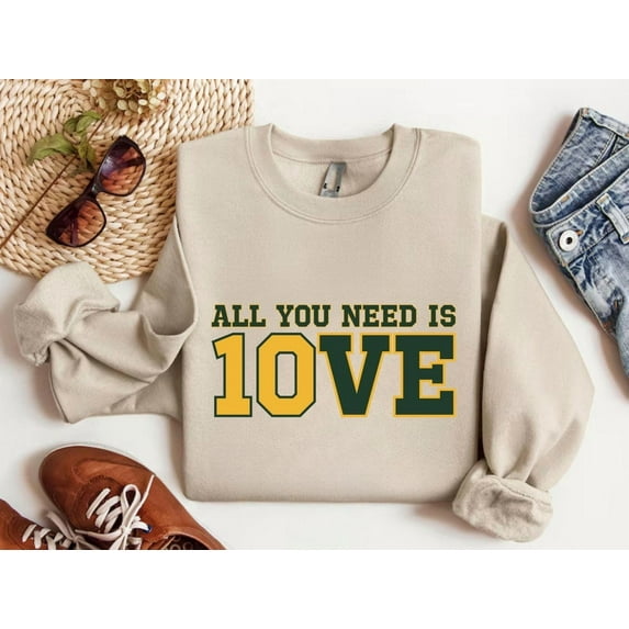 All You Need Is Love Packers Sweatshirt, Football Fan All Size S-5Xl