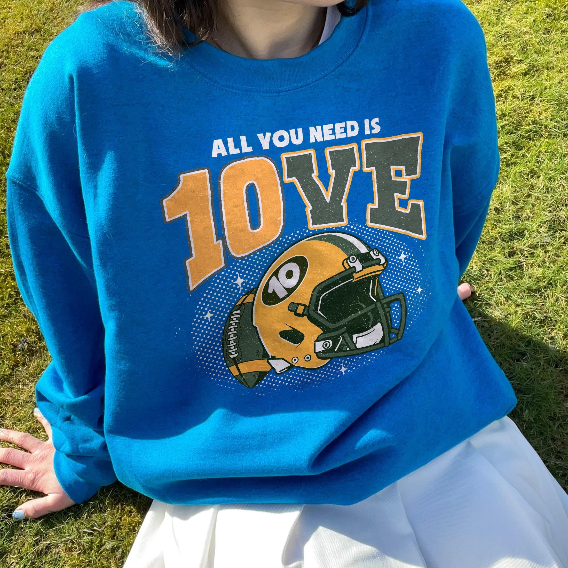 All You Need Is Love Shirt Sweatshirt Hoodie, Green Bay Love Football