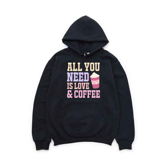 All You Need Is Love and Coffee Retro Groovy Style T-Shirt , Hoodie , Sweatshirt, for men & women, up to size 5XL.