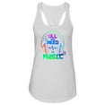 thumbnail image 1 of All You Need Is Music Racerback Tank Women -SPIdeals Designs, Female Medium, 1 of 4
