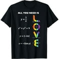 thumbnail image 1 of All You Need Is a Love LGBT Pride Funny Gay Math Teacher T-Shirt, 1 of 3