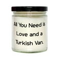 thumbnail image 1 of All You Need is Love and a Turkish Van. Turkish Van Cat Candle, Special Turkish Van Cat Gifts, For Cat Lovers, Gift ideas for friends, Best gifts for friends, Personalized gifts for friends, Unique, 1 of 1
