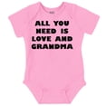 thumbnail image 1 of All You Need is Grandma Cute Grandkid Romper Boys or Girls Infant Baby Brisco Brands NB, 1 of 6
