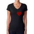 thumbnail image 1 of All You Need is Love - Women's Word Art V-Neck T-Shirt, 1 of 2