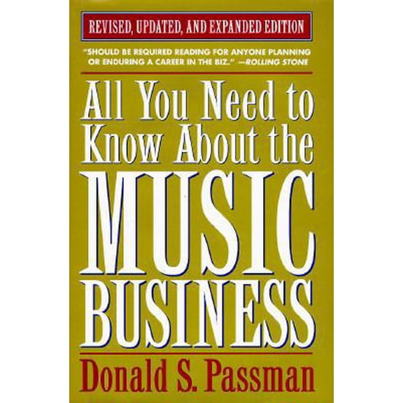 Pre-Owned ALL YOU NEED TO KNOW ABOUT THE MUSIC BUSINESS (Hardcover) 0671883046 9780671883041