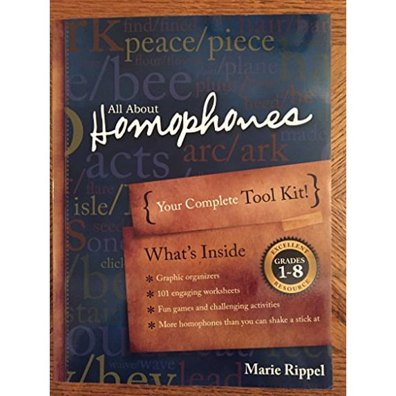 Pre-Owned All about Homophones: Your Complete Tool Kit for Teaching Homophones and Homonyms Paperback