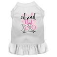 thumbnail image 1 of Dog Dress, Pet Dog  Cat Dress Screen Printed, "All About That XOXO", 1 of 11