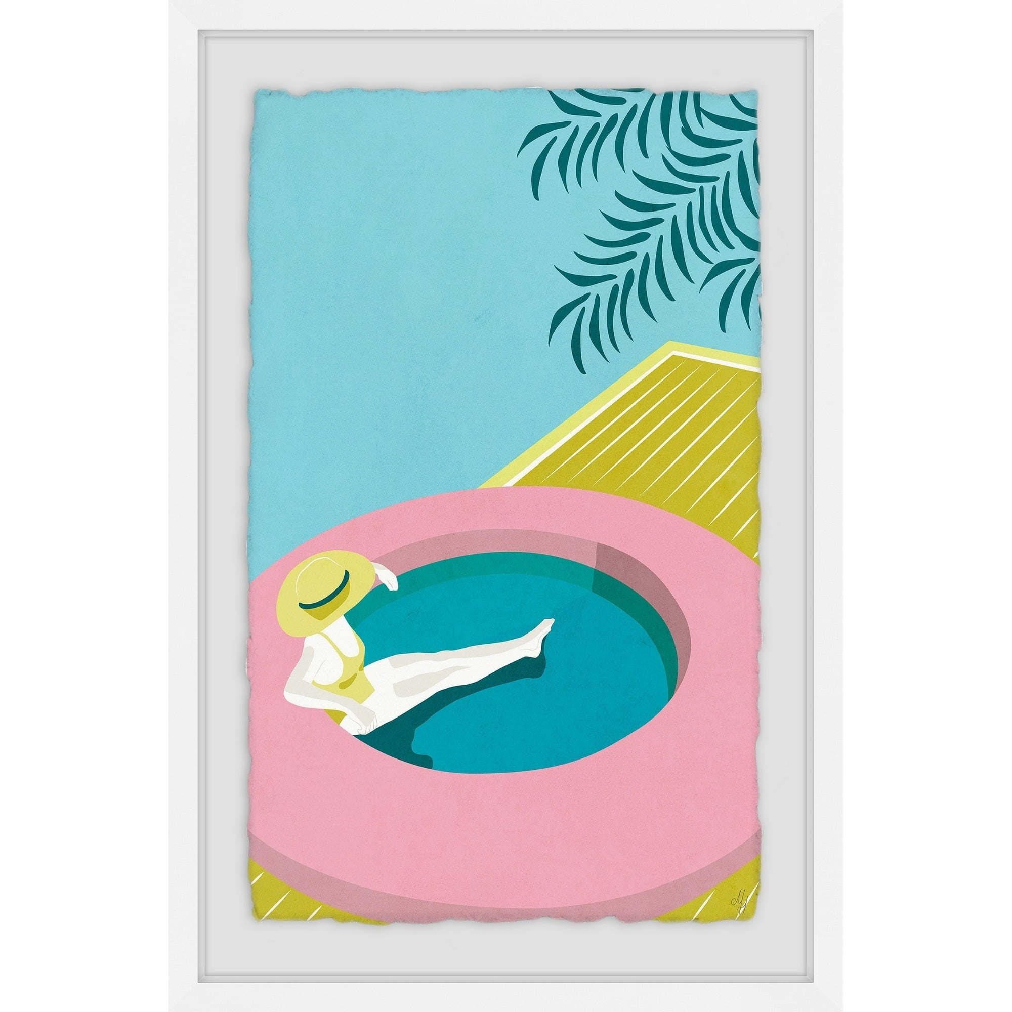 All by Herself Framed Painting Print