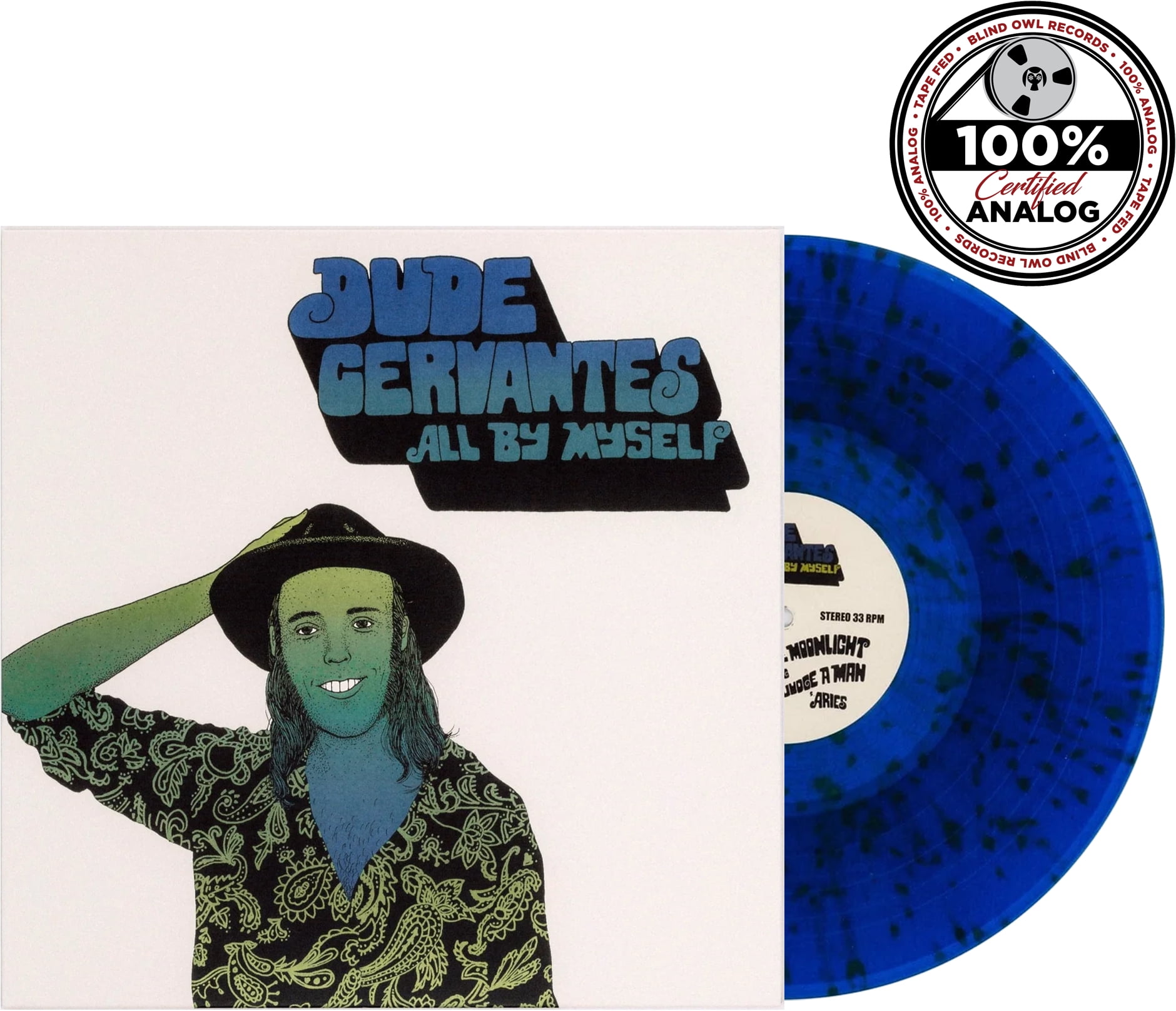 Dude Cervantes - All by Myself - Blue - Music & Performance - Vinyl
