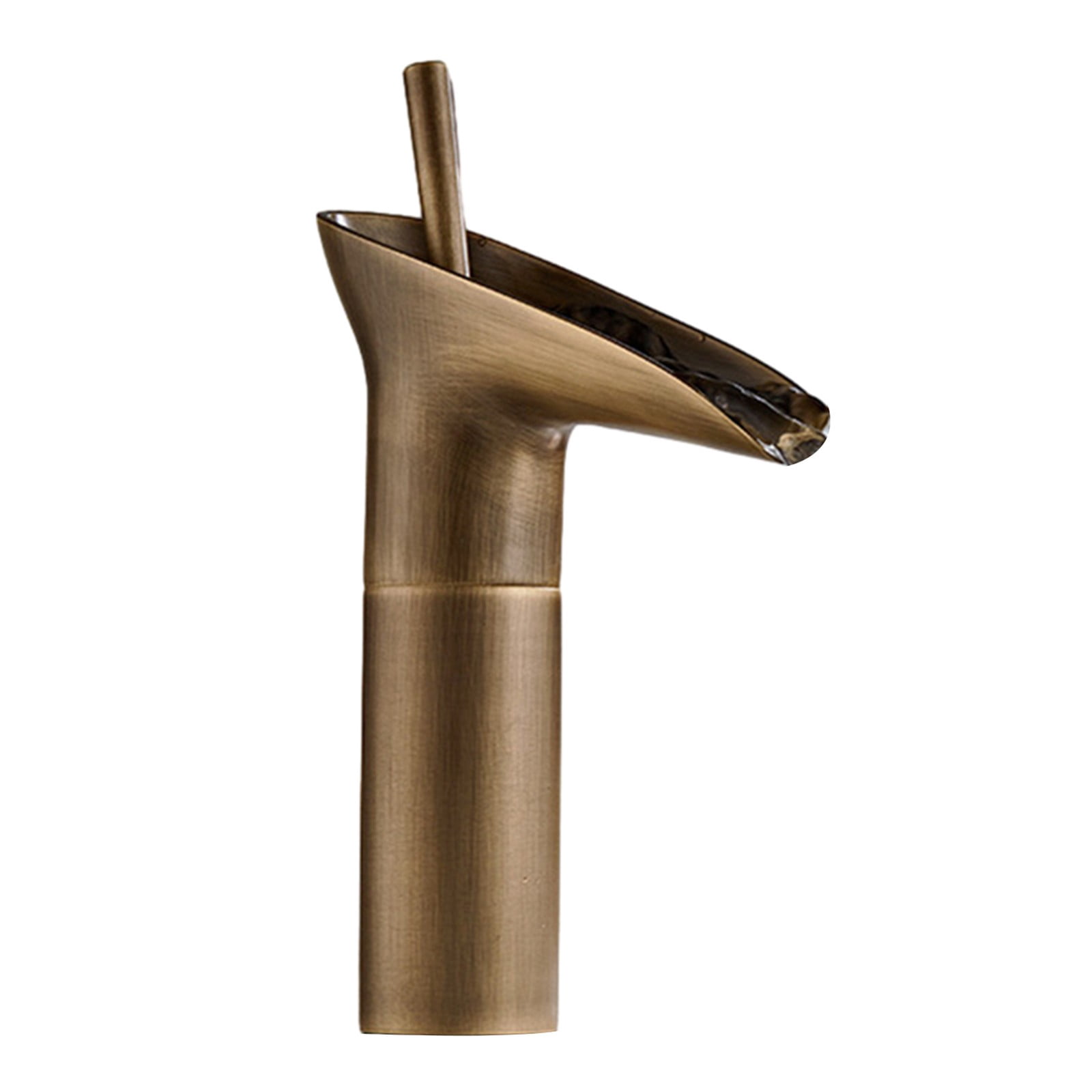 All Copper Retro Hot And Cold Basin Over Counter Basin Waterfall Faucet ...
