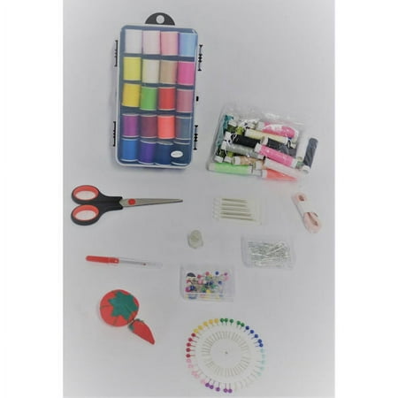 All in 1 Essential Sewing Kit with 32 Spools of Thread