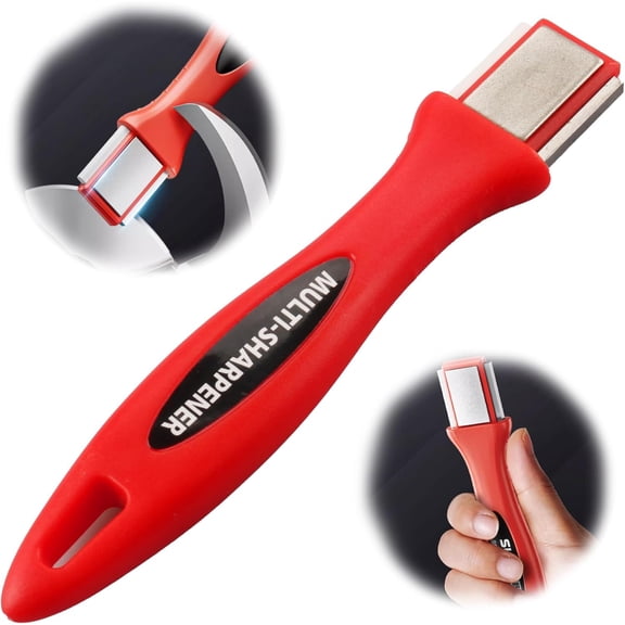 All-in-1 Garden Tool Sharpener, Scissors Knives Axes Blade Maintenance