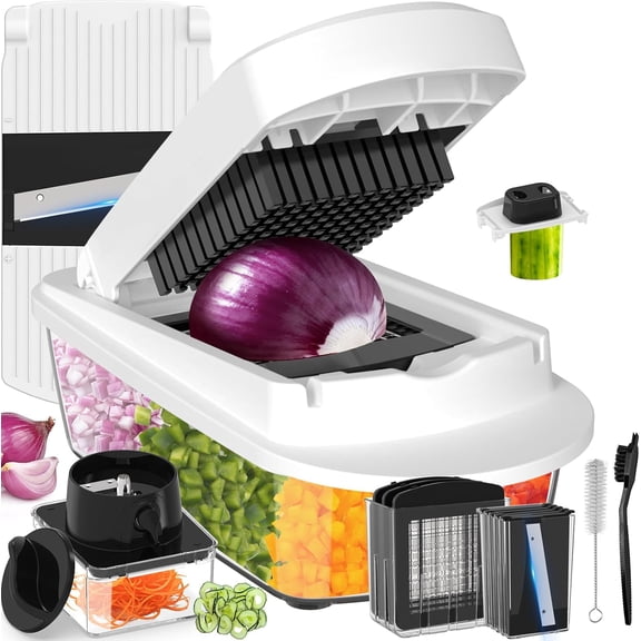 All-in-1 Vegetable Chopper Slicer with Container