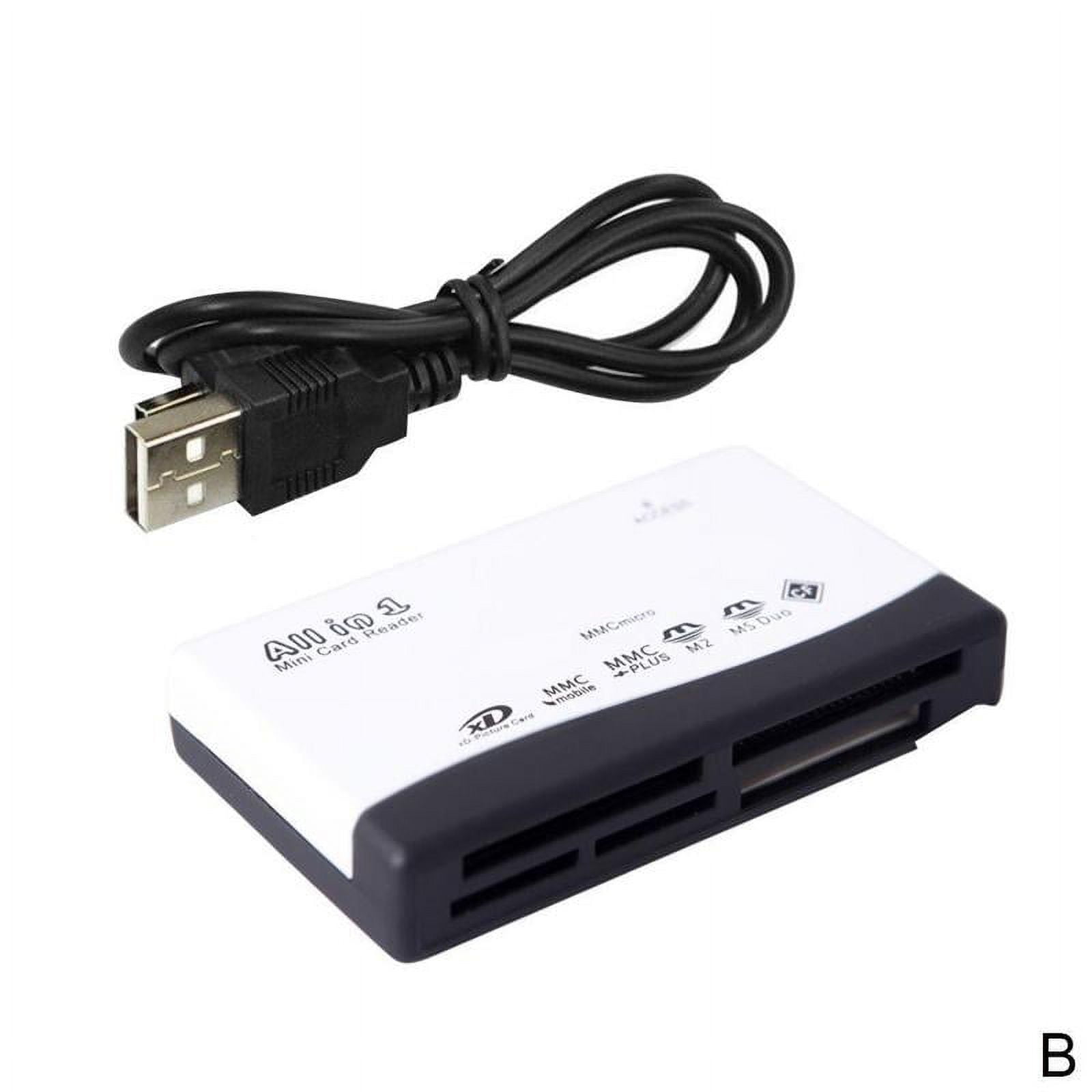 All in One 1 Memory Card Reader-USB External SD SDHC MMC Fast M2 Mini ...