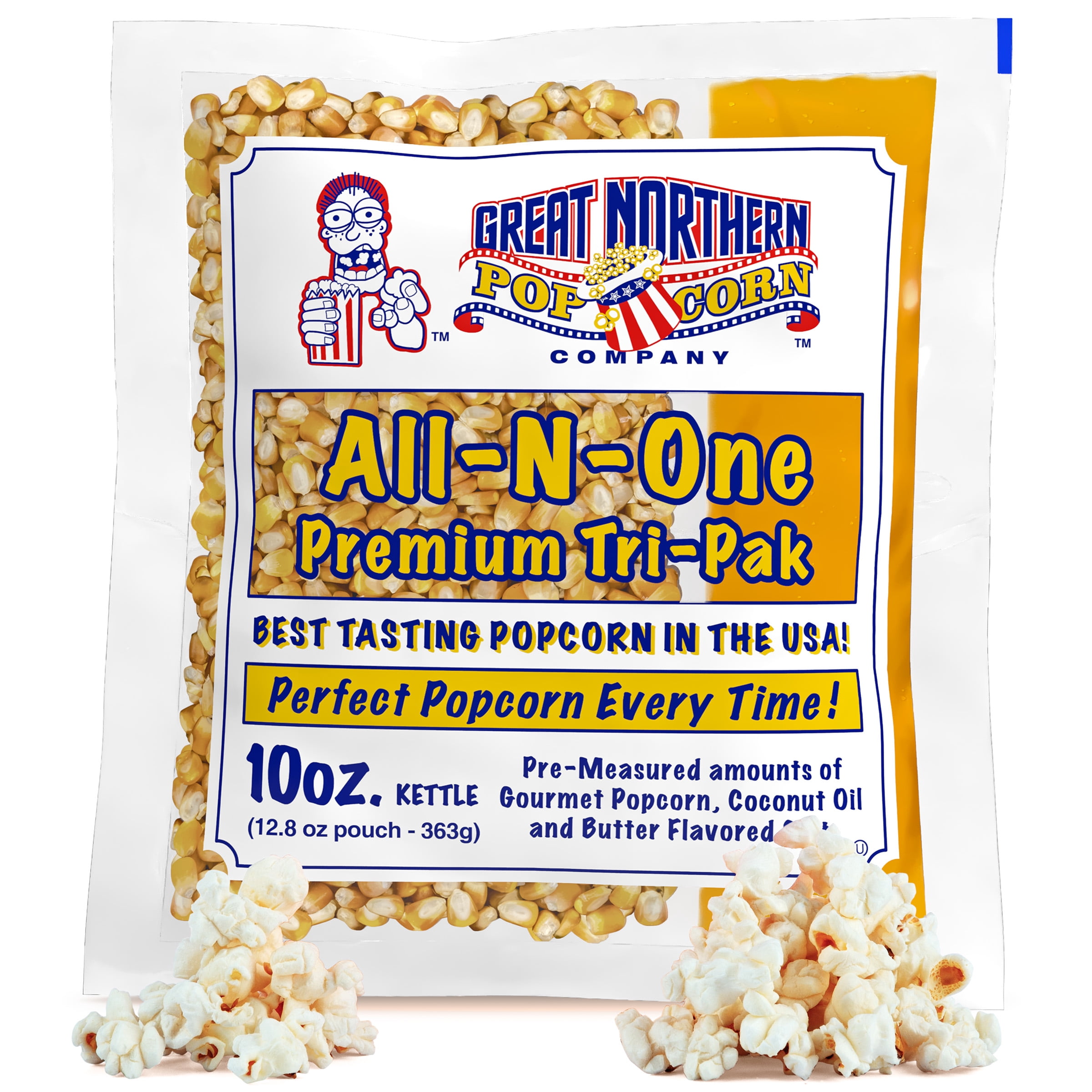 All-in-One 10oz Popcorn Kernel Packs, 24 Case