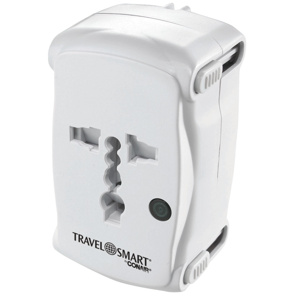 All-in-One Adapter Plug with Surge Protection - image 1 of 2