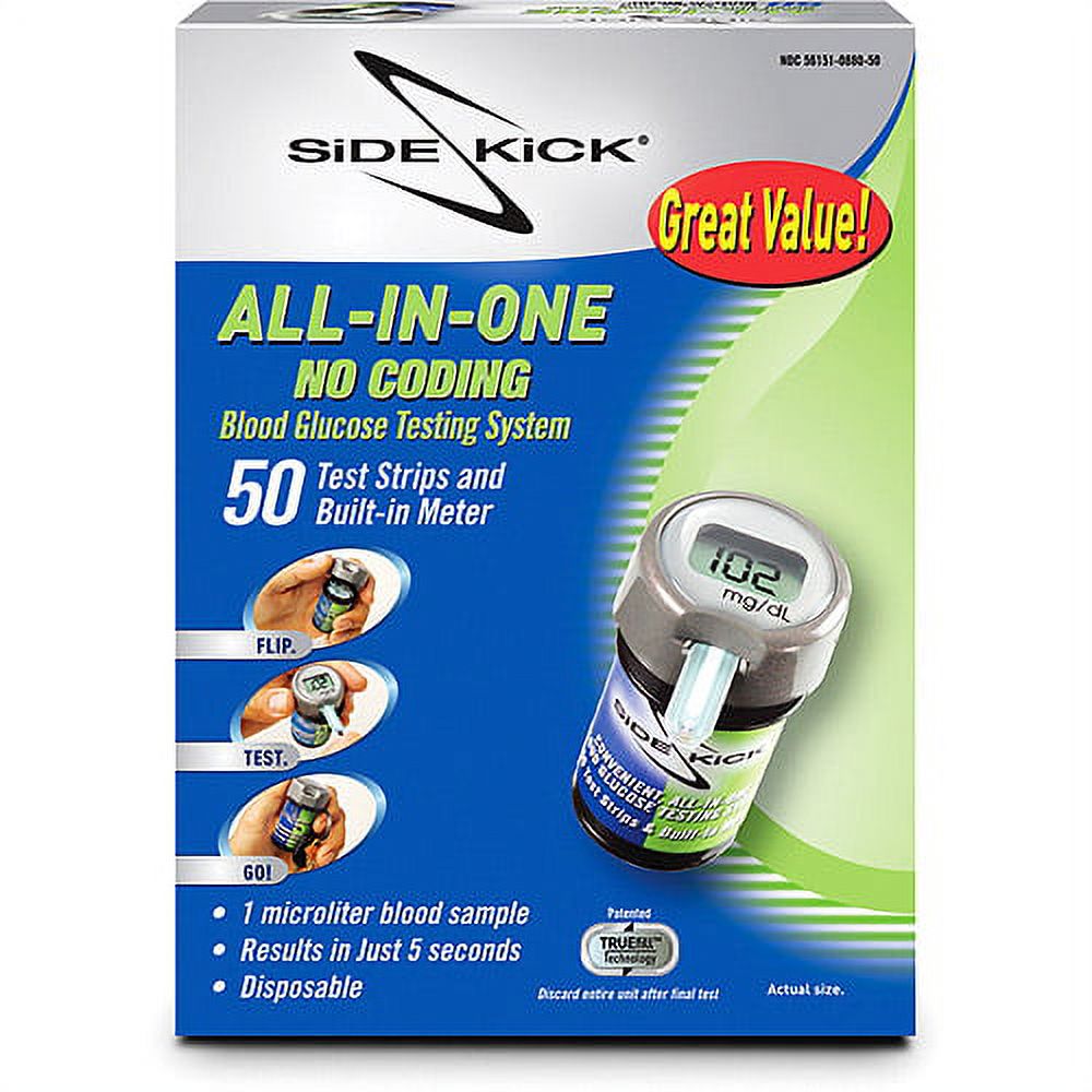 All-in-One Blood Glucose Testing System - image 1 of 4