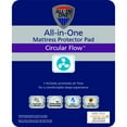 thumbnail image 1 of All-in-One Circular Flow Breathable & Cooling Fitted Mattress Pad, Full, 1 of 9