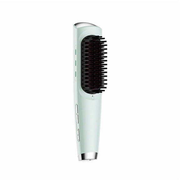 All-in-One Cordless Straightener Brush - Ionic, Root Lift, Frizz-Free & Rechargeable Comb