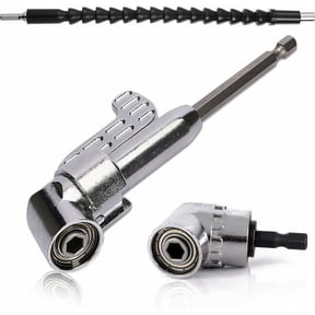 All-in-One Drilling Solution, Tight Spaces Access with 105 Degree Design, 30cm Flexible Extension Bit for Enhanced Reach