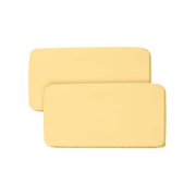 All-in-One Fitted Sheet Waterproof Cover, For 33" x 15"/84 x 38 cm Bassinet Mattress, Yellow (2-Pack)
