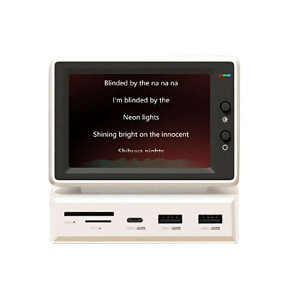 All-in-One IPS Screen Display Hub Real-time Performance Monitoring, Ideal for Multimedia Display