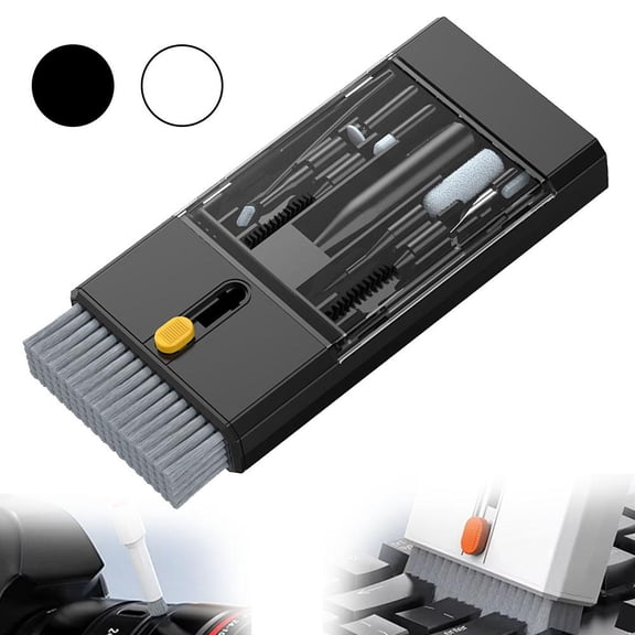 All-in-One Keyboard Cleaner Kit for Laptops, PCs, Tablets & Electronics - Multi-Function Cleaning Tool with Brush, Spray & Essential Accessories