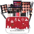 thumbnail image 1 of All‑in‑One Makeup Kit, Complete Full Face Cosmetic Set, Festive Travel Makeup Bag Set, Multi‑Shade Beginner Makeup Gift Set for Daily and Evening Makeup Styling, 1 of 6