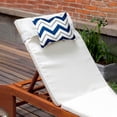 thumbnail image 1 of Outdoor Lounge Head Resting Pillows, with Insert & Adjustable Elastic Stripe, for Garden Furniture Decorative,Head Pillow, for Recliner,Office Chair,Neck Lumbar Attachment,Waterproof Pillow Cover, 1 of 7