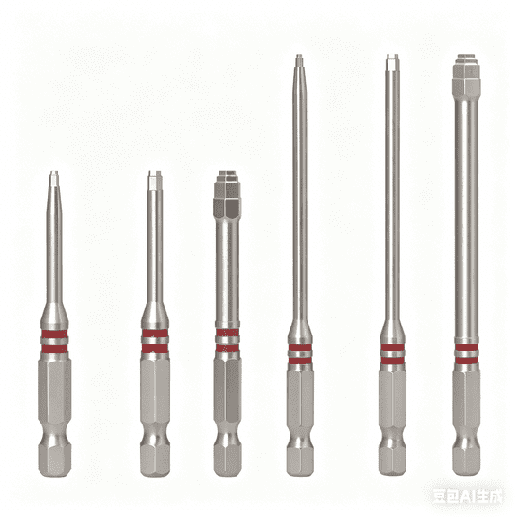 All-in-One Pagoda Hex Screwdriver Bit Set, 6 Piece Screwdriver Bit Set, Magnetic Driver Bits for Electric Drills & Wrenches