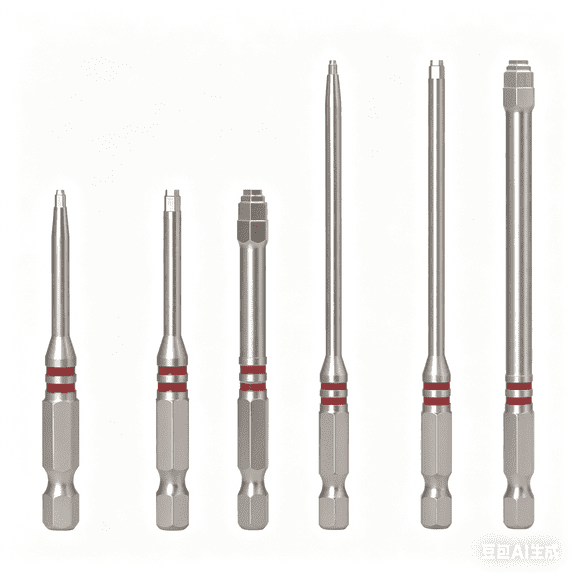 All-in-One Pagoda Hex Screwdriver Bit Set, 6 Piece Screwdriver Bit Set, Magnetic Driver Bits for Electric Drills & Wrenches