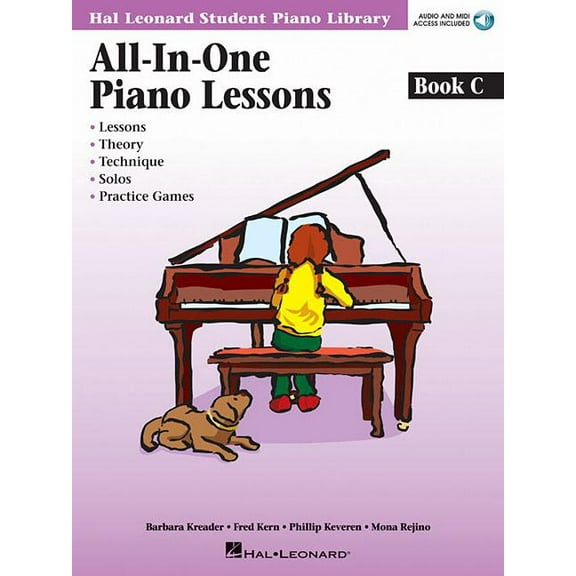 All-in-One Piano Lessons Book C: Book with Audio and MIDI Access Included
