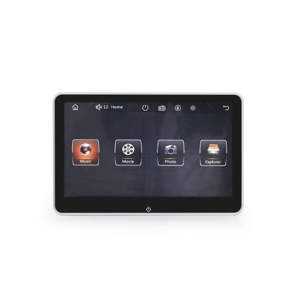 All-in-One Portable 10.1" Car Headrest Player, 1080P Touch Screen Video Unit with Phone Projection ,Travel Gear