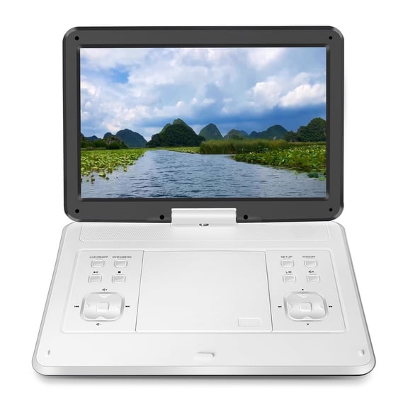 All-in-One Portable DVD Player 22" Chassis, HD Swivel Screen Travel Media Hub with Game USB Slots