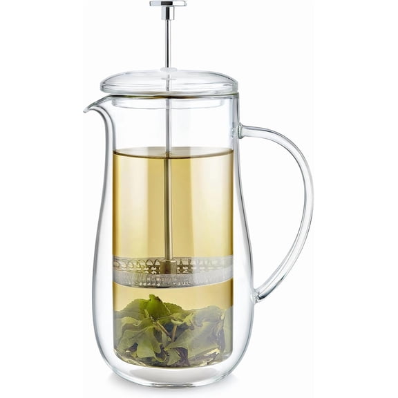 All-in-One Pour Over Coffee Maker, 6 Cups, Black