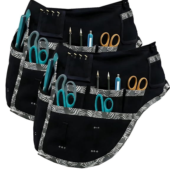 All in One Sewing Organizer Belt, Hands-Free Sewing Tool Belt With Multiple Pockets for Sewing, Quilting, DIY, Knitting & Art Projects (2pcs)