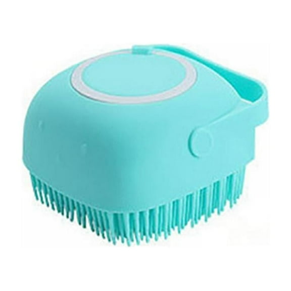 All-in-One Silicone Body Scrubber with Built-in Shower Gel Dispenser – Soft Bath Brush for Babies, Kids, Adults & Pets TIKA