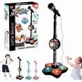 thumbnail image 1 of All-in-One Star Microphone Toy 2026 – Adjustable Height Stand, Flashing Lights & Echo, Portable Karaoke Machine for Teens’ Musical Play Black, 1 of 7