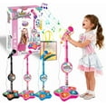 thumbnail image 1 of All-in-One Star Microphone Toy 2026 – Adjustable Height Stand, Flashing Lights & Echo, Portable Karaoke Machine for Teens’ Musical Play Pink, 1 of 7