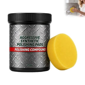 All-in-One Surface Polish Scratch Remover Compound with Pad for Wood Leather Marble Countertops Sinks & Cookware