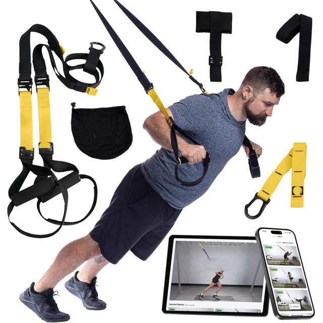 AllinOne Suspension Training System for Weight Training, Cardio