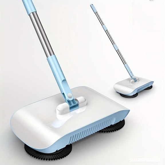 [All-in-One Sweeping Robot] All-in-One Hand-Push Sweeping Robot | Home Sweeping Brush and Dustbin Set - Household Cleaning Machine - Lazy Person's Companion