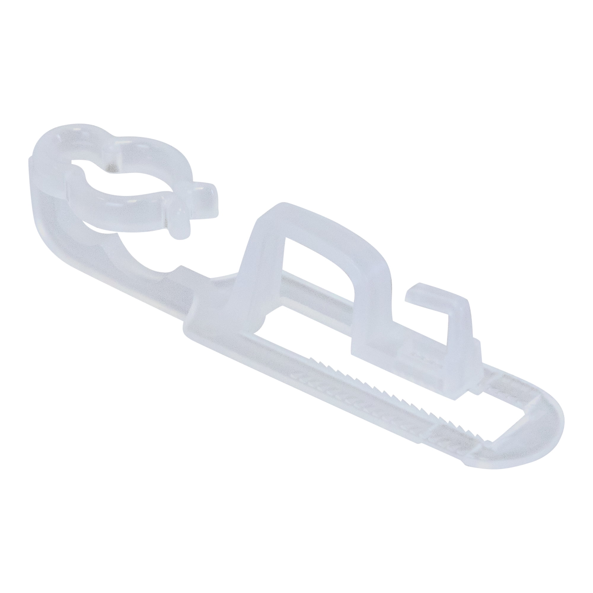 All in One Transparent Outdoor Christmas Light Gutter Shingle Clips - 100pc