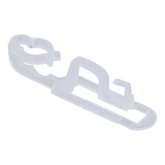 All in One Transparent Outdoor Christmas Light Gutter Shingle Clips - 100pc