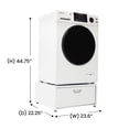 thumbnail image 1 of Equator All-in-One Washer Dryer VENTED-DRY 30% FASTER than Condense 15lb 110V with Pedestal, Child Lock and Adjustable Legs, 1 of 14
