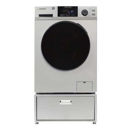 All-in-One Washer Dryer VENTED-DRY FASTER than Condense 15lb 110V + Pedestal