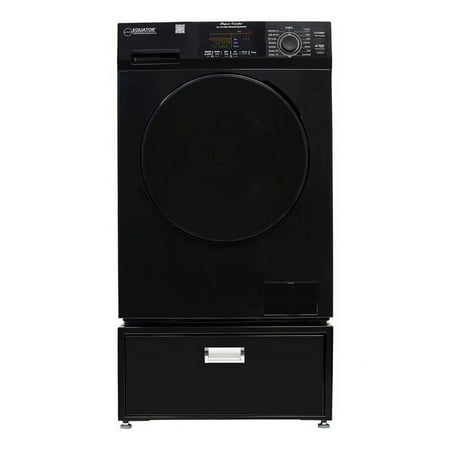 All-in-One Washer Dryer VENTED-DRY FASTER than Condense 15lb 110V + Pedestal